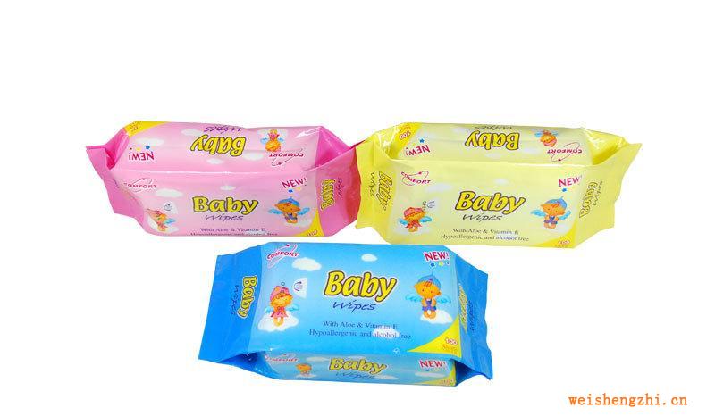 婴儿湿巾/BABYWIPES---80抽婴儿柔湿巾，护肤湿巾